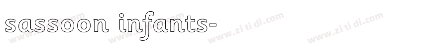 sassoon infants字体转换 sassoon infants字体转换